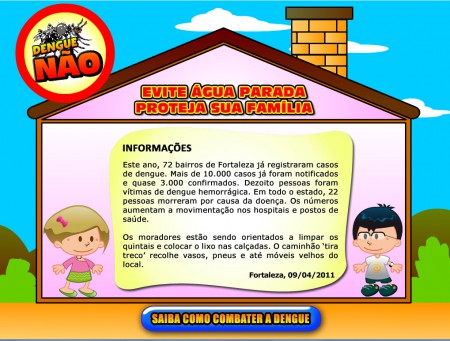 #Portfolio - UFC (Material Educacional Digital sobre prevenção de Dengue) - Flash